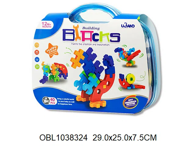 益智拼插积木  40PCS_OBL1038324