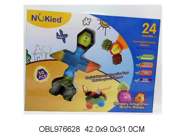 感统鬃毛积木 50PCS_OBL976628