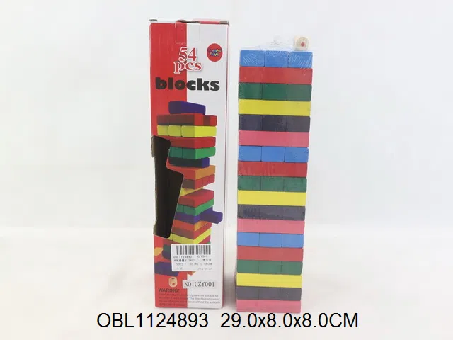 木制叠叠乐 54PCS_OBL1124893