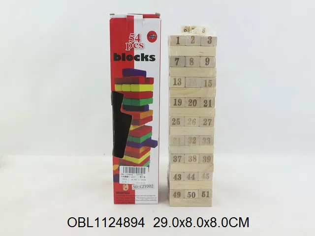 木制叠叠乐 54PCS_OBL1124894
