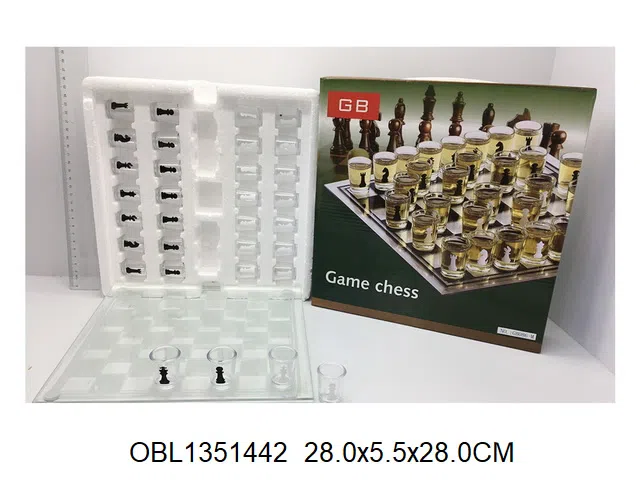 中号玻璃杯游戏象棋_OBL1351442