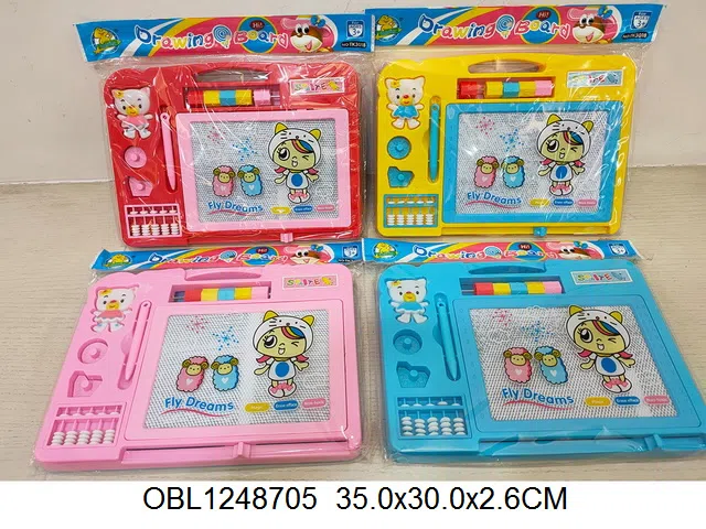 双面磁性写字板 4色混装_OBL1248705