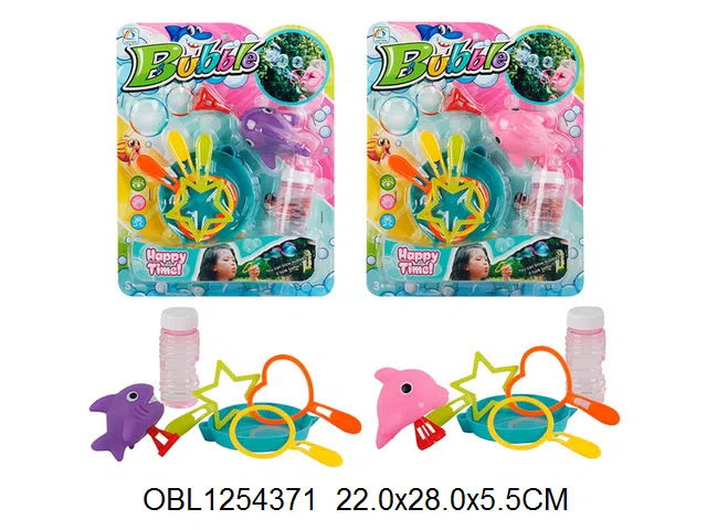泡泡套装 搪胶鲨鱼2色混装_OBL1254371