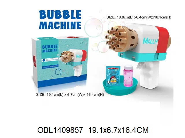 电动泡泡机配1瓶泡泡水 泡泡液 3*AA无包电_OBL1409857