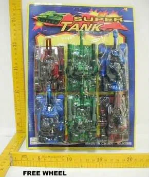 迷彩滑行坦克(6只/板)_OBL070762