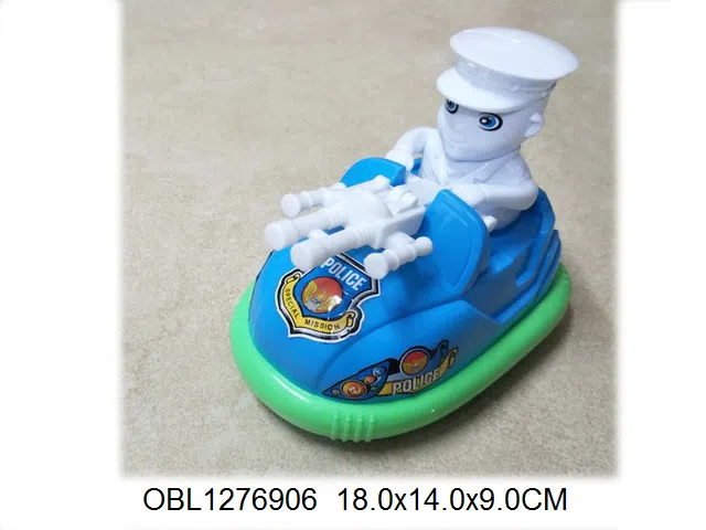 滑行坐人碰碰警车 4色混装_OBL1276906