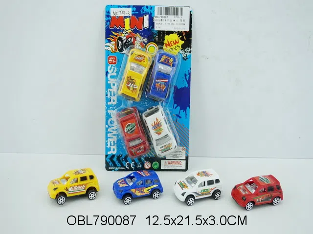 4只庄滑行车仔 白 黄 红 蓝4色混装_OBL790087