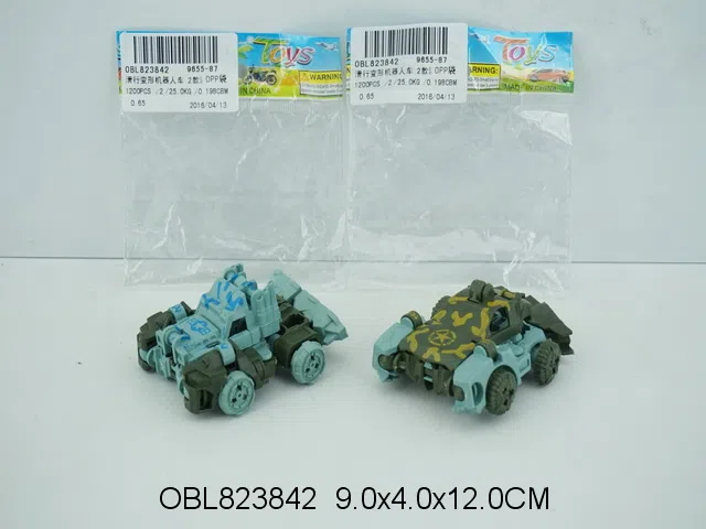 滑行变形机器人车 2款混装_OBL823842