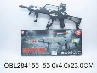 迷彩电动枪带红外线灯光音乐 无包电_OBL284155