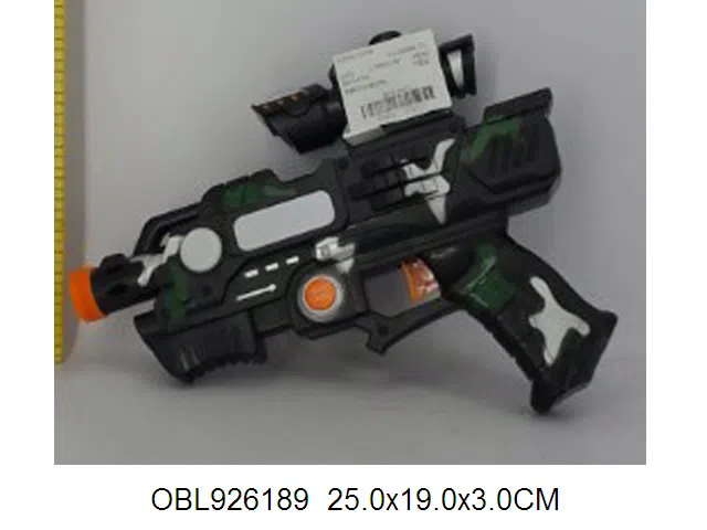 电动枪带灯光声音 投影 无包电_OBL926189