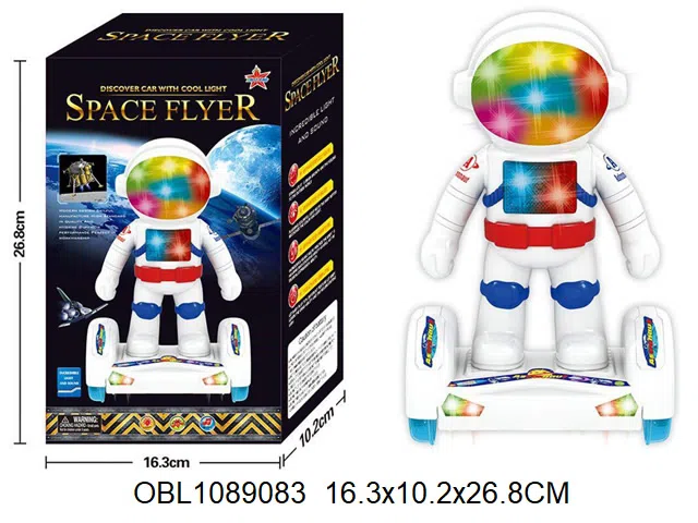 电动机器人平衡车带灯光音乐 无包电_OBL1089083