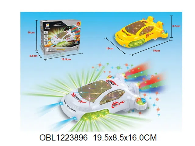 电动万太空车 带3D灯光音乐  3颗AA电池无包电_OBL1223896