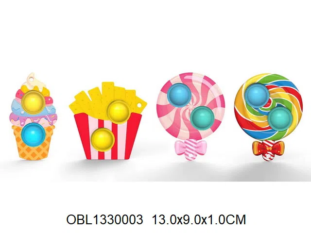 泡泡乐钥匙扣 4款混装_OBL1330003