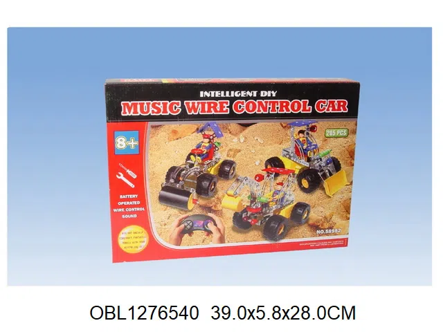 线控金属自装工程车带音乐  3*AA无包电_OBL1276540