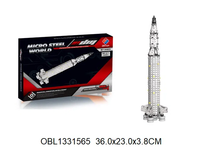 自装金属火箭 736PCS_OBL1331565