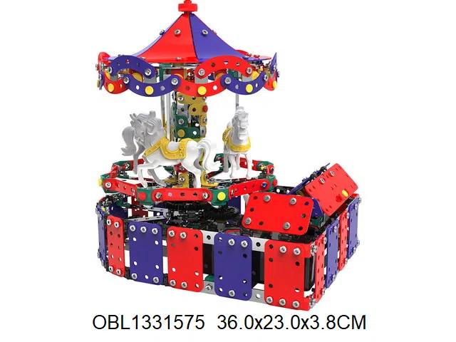 自装金属电动旋转游乐园 945PCS 18650锂电池无包电_OBL1331575