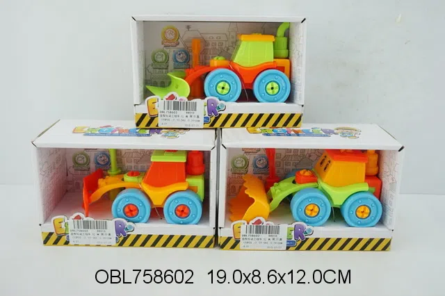 益智拆装工程车 红 黄 绿3款3色混装_OBL758602