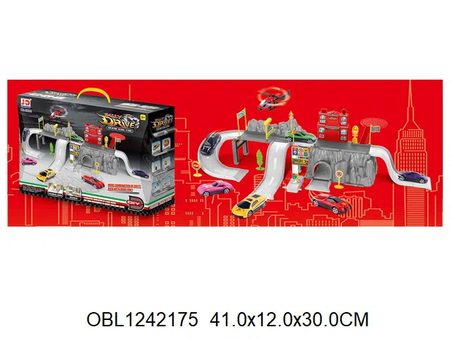 自装停车场套装3只滑行车_OBL1242175