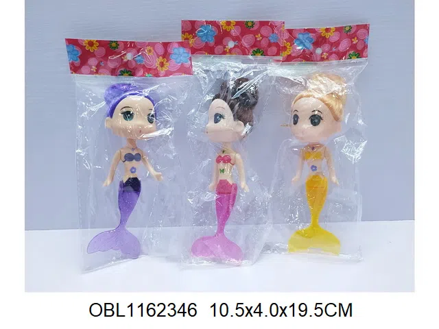 6寸实身迷糊美人鱼芭芘 3款混装_OBL1162346
