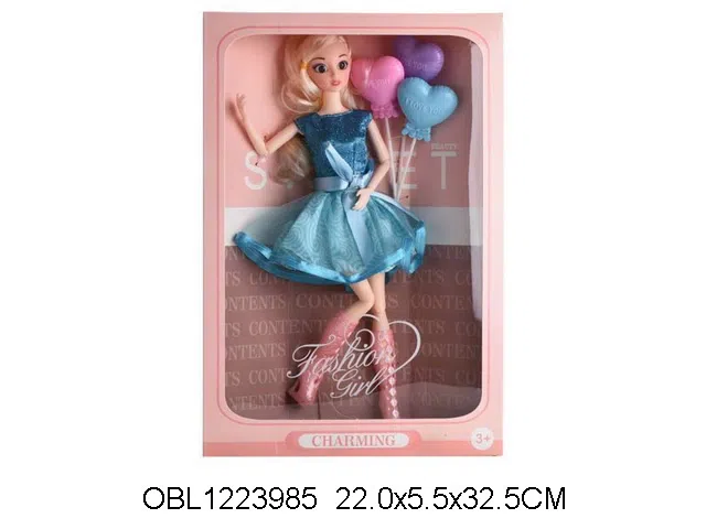 11.5寸实身活动关节芭芘加配件 2款混装 主体衣服1款1色_OBL1223985