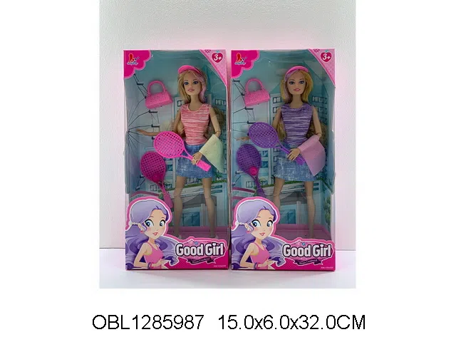 11.5寸实身活动关节芭芘套装 2款混装  主体衣服1款1色_OBL1285987