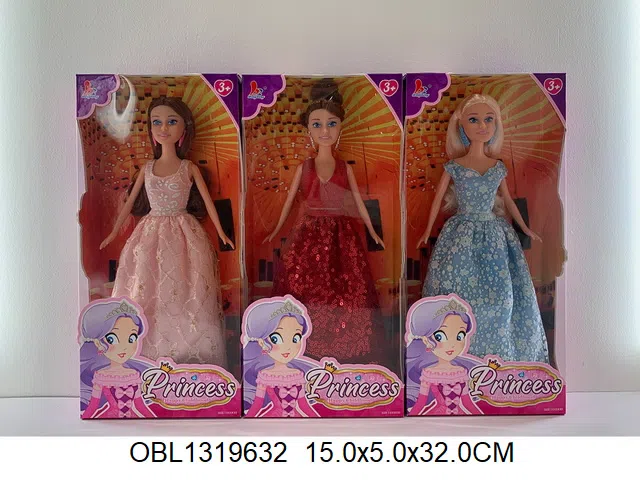 11.5寸实身芭芘 3款混装 主体衣服1款1色_OBL1319632