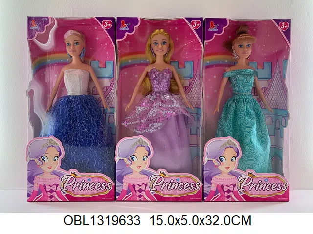 11.5寸实身芭芘 3款混装 主体衣服1款1色_OBL1319633