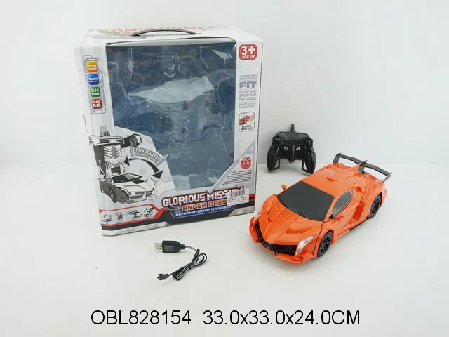 遥控兰博基尼变形车 27频率 遥控器无包电_OBL828154