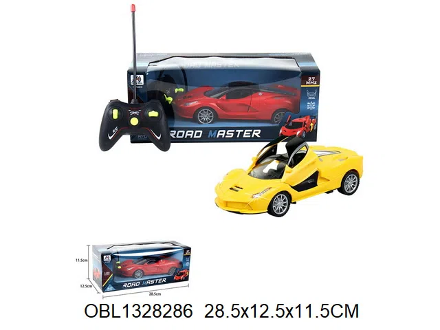 5通遥控车带灯光  一键开门  车身3*AA没包电  遥控器2*AA无包电 27频率  2色混装_OBL1328286