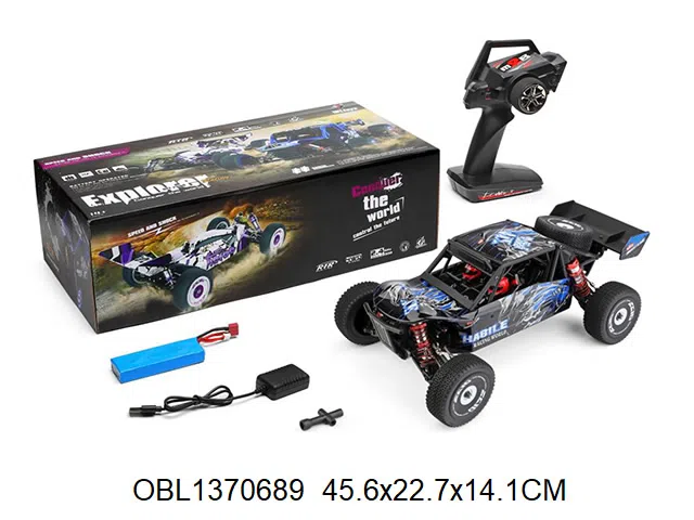 遥控四驱沙漠卡车 机身7.4V锂电池 遥控器4*AA无包电 2.4G_OBL1370689