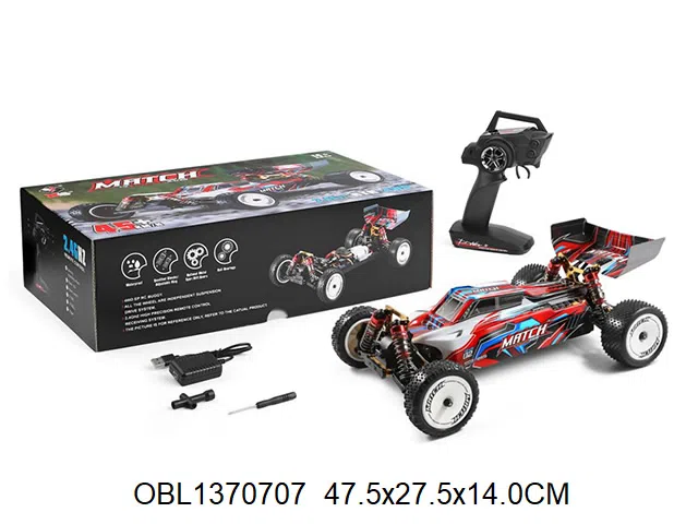 遥控四驱越野车配USB线 机身7.4V锂电池 遥控器4*AA无包电 2.4G_OBL1370707