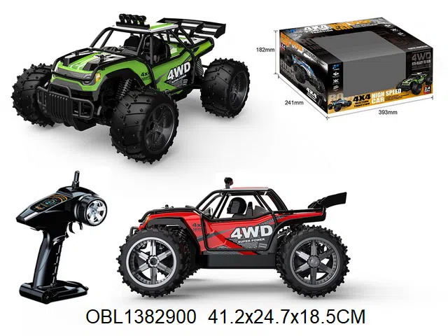 四通遥控高速车配USB线 车身7.2V锂电池包电 遥控器2*AA无包电 2.4G_OBL1382900