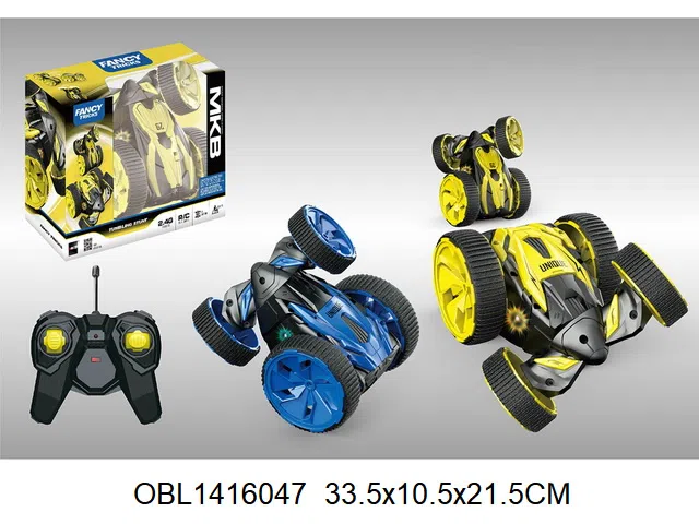 遥控翻斗车 车身3*AA无包电  遥控器2*AA无包电 27频率  2色混装_OBL1416047