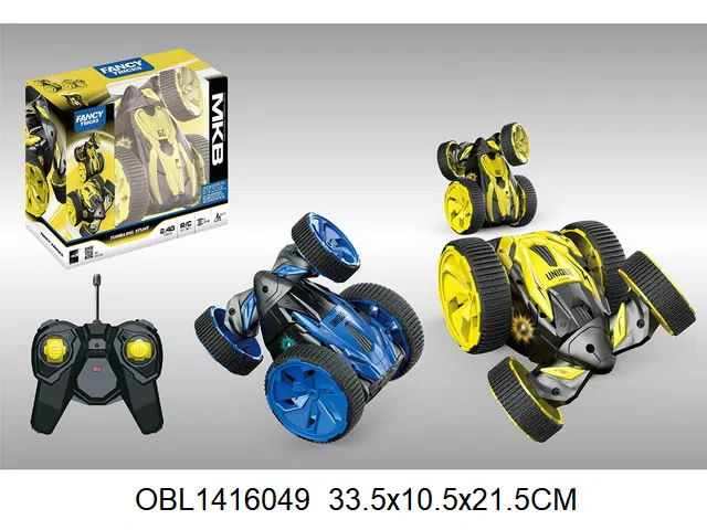 遥控翻斗车配USB线 车身3.7V锂电池包电  遥控器2*AA包电 27频率  2色混装_OBL1416049
