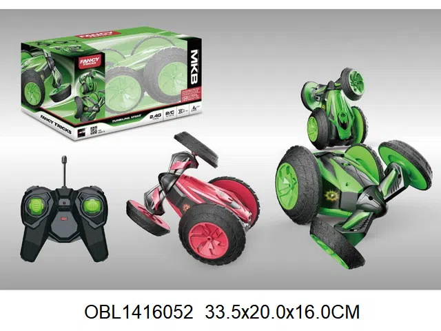 遥控翻斗车 车身4*AA无包电  遥控器2*AA无包电 27频率  2色混装_OBL1416052