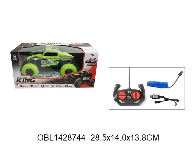 遥控越野车配USB线 车身3.7V锂电池包电 遥控器2AA无包电  3色混装_OBL1428744