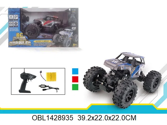 遥控攀爬车配USB线 车身4.8V锂电池包电 遥控器2*AA无包电_OBL1428935