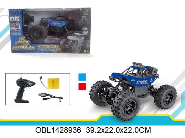 遥控攀爬车配USB线 车身4.8V锂电池包电 遥控器2*AA无包电_OBL1428936