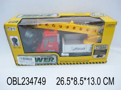 二通遥控带灯吊臂车 无包电_OBL234749