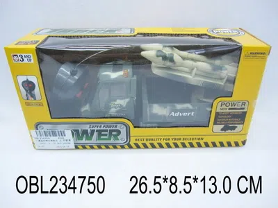 二通遥控带灯导航车 无包电_OBL234750