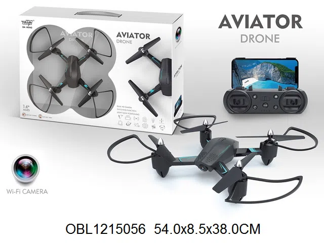 2.4G遥控双摄像无人机带前置200万 后置30万WIFI实时传输配USB充电线 可无头模式 一键返航 光流定位 人形跟随 定高 手势感应 录像 机身3.7V电池包电 遥控器3*AAA无包电_OBL1215056