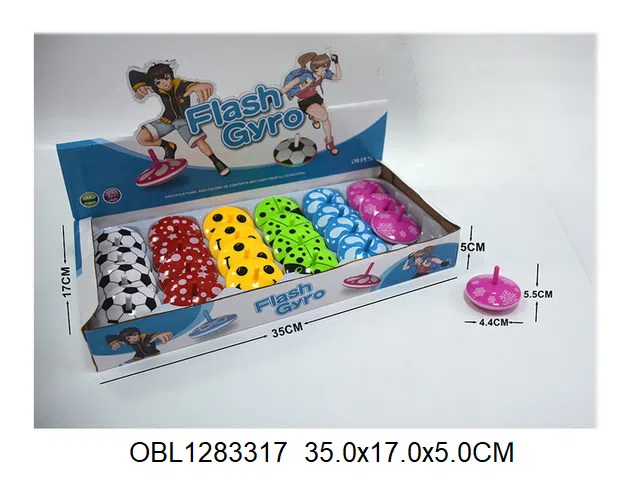 陀螺带灯光  包电 24个装1展示盒_OBL1283317