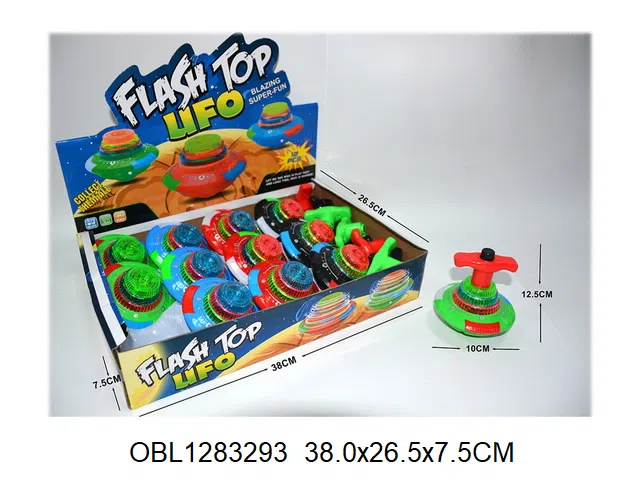 太空陀螺带灯光音乐 红外线 包电 12个装1展示盒_OBL1283293