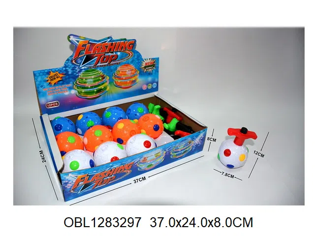 陀螺带灯光音乐包电 12个装1展示盒_OBL1283297