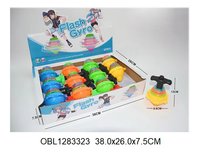 陀螺带灯光 音乐 包电 12个装1展示盒_OBL1283323
